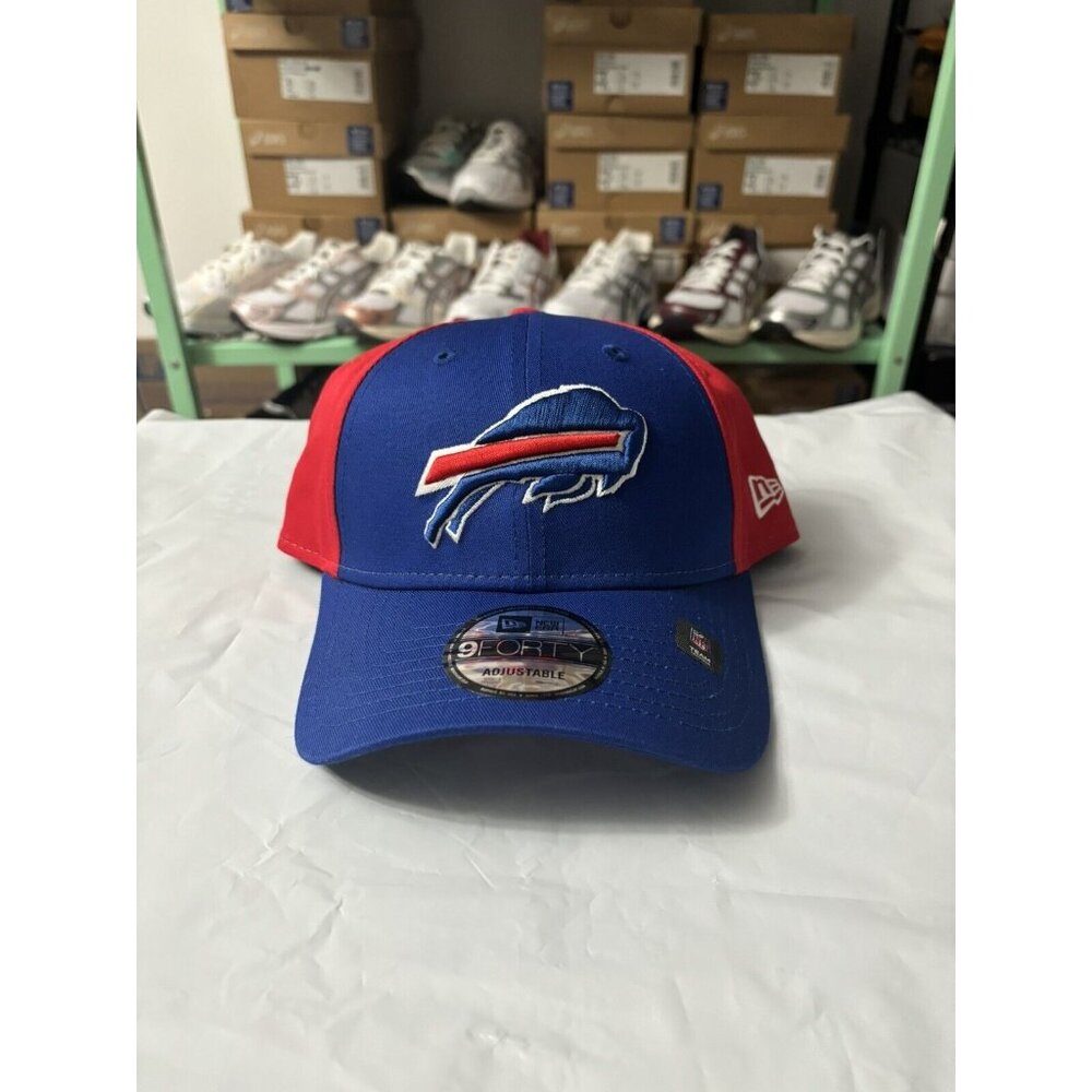 Buffalo Bills Two Tone Logo New Era Adjustable SnapBack Hat 9FORTY Men’s OSFM